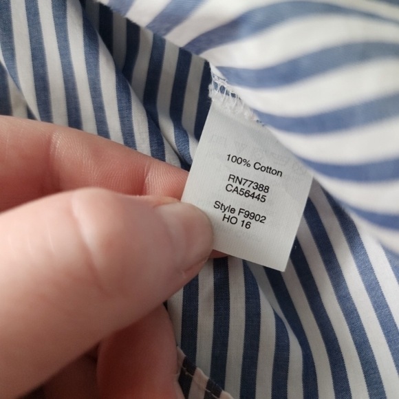 MADEWELL Striped Bell Sleeve Top - Picture 7 of 8